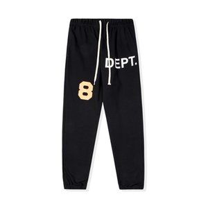 Gallery Dept Unisex Number 8 Printed Sweatpants Black